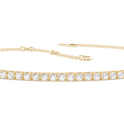 Yellow Gold Chain Bracelets