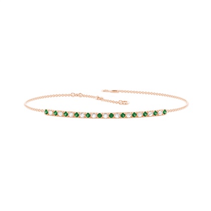 4 Prong Setting Round Everyday Bracelet