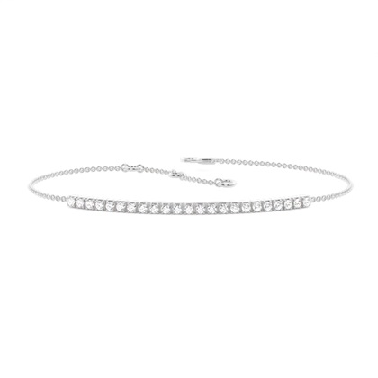 White Gold Diamond Bracelets