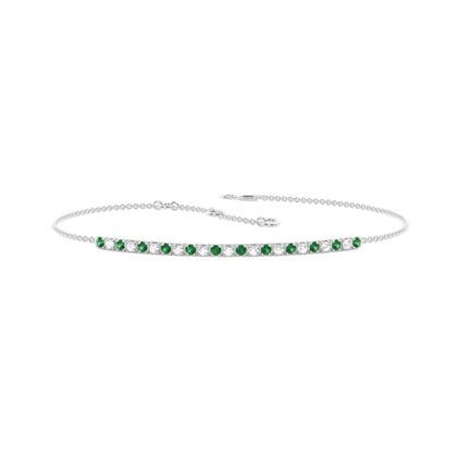 4 Prong Setting Round Everyday Bracelet