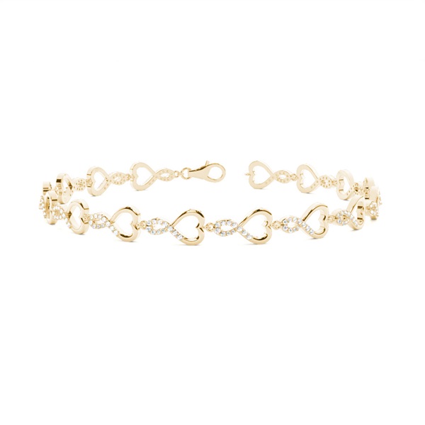Pave Setting Round Diamond Designer Bracelet