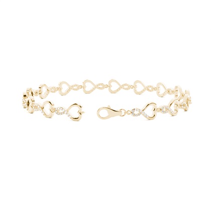 Yellow Gold Diamond Bracelets