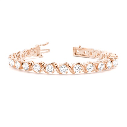 S-Link Round Diamond Tennis Bracelet