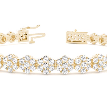 Gelbgold Tennisarmbänder