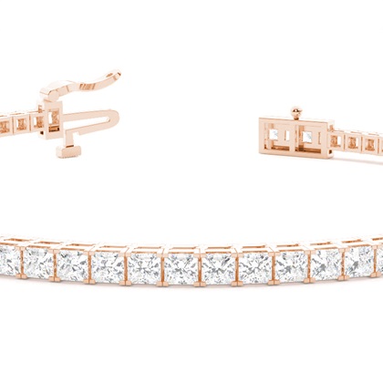 Rose Gold Diamond Tennis Bracelets