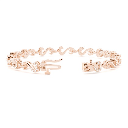 Rose Gold Diamond Bracelets