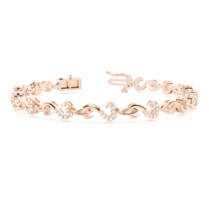 Rose Gold Diamond Bracelets