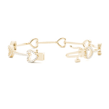 Yellow Gold Diamond Bracelets