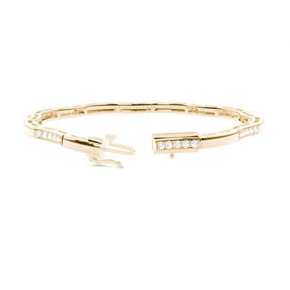 Yellow Gold Diamond Bracelets