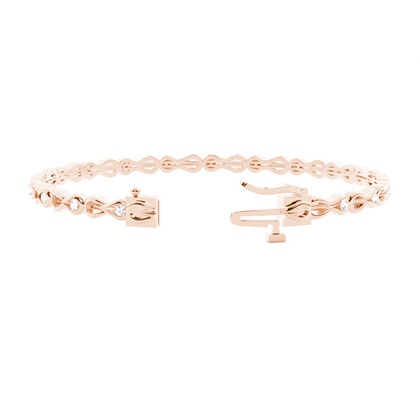 Rose Gold Diamond Bracelets