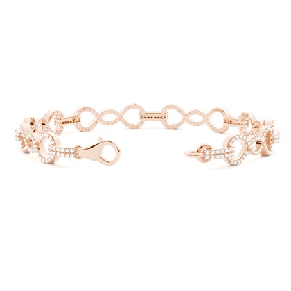 Rose Gold Diamond Bracelets
