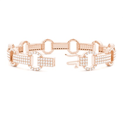 Rose Gold Diamond Bracelets
