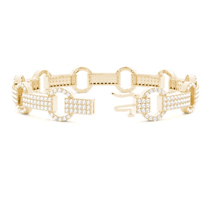 Yellow Gold Diamond Bracelets