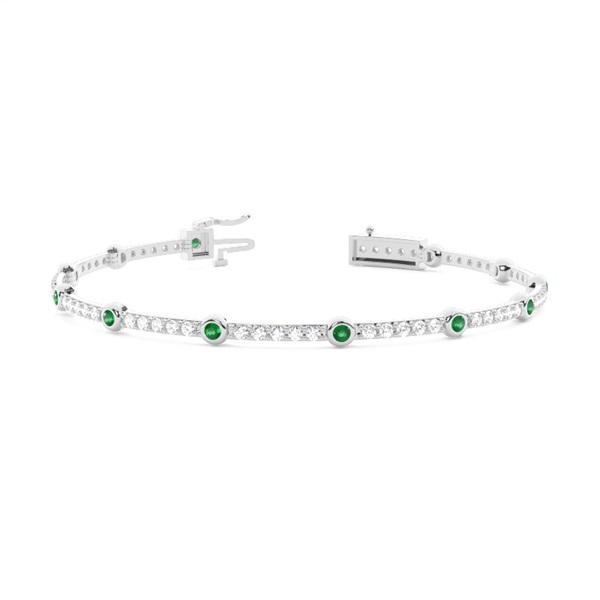 4 Prong Setting Round Tennis Bracelet