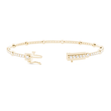 Yellow Gold Diamond Bracelets