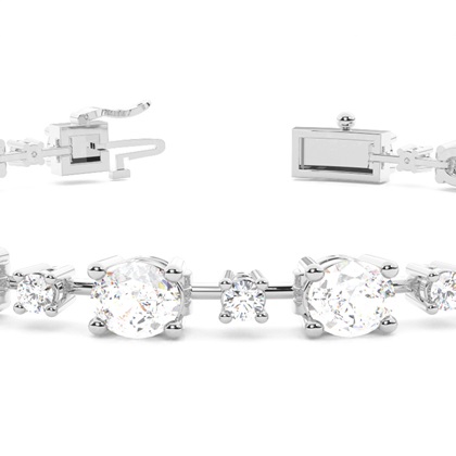 4 Prong Setting Tennis Bracelet