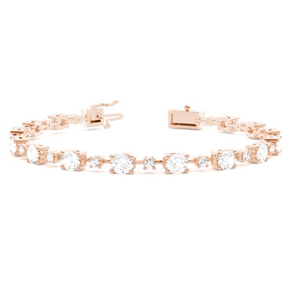 Rose Gold Diamond Tennis Bracelets