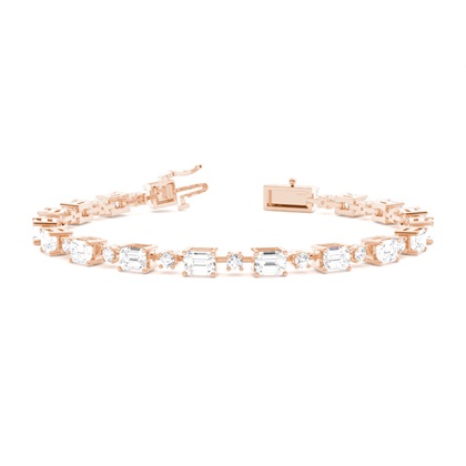 Mixed Shapes Diamond Bracelets