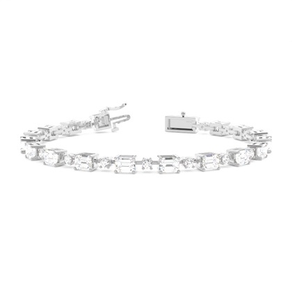 Mixed Shapes Diamond Bracelets