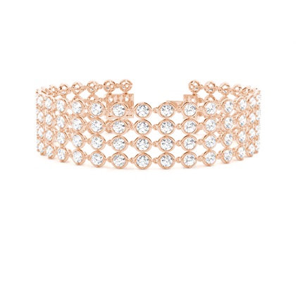 Rose Gold Diamond Tennis Bracelets