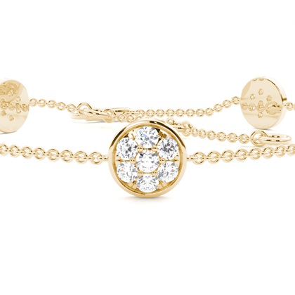 Yellow Gold Chain Bracelets