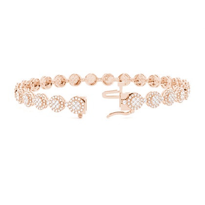Rose Gold Diamond Bracelets