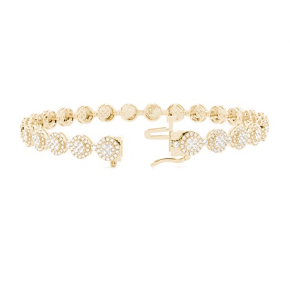 Yellow Gold Diamond Bracelets