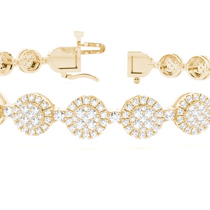 Brilliant Gelbgold Designer Armbänder