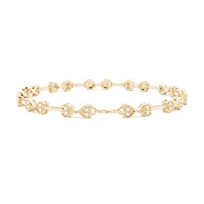 Yellow Gold Diamond Bracelets