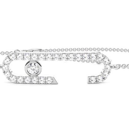 Round Diamond Chain Bracelets