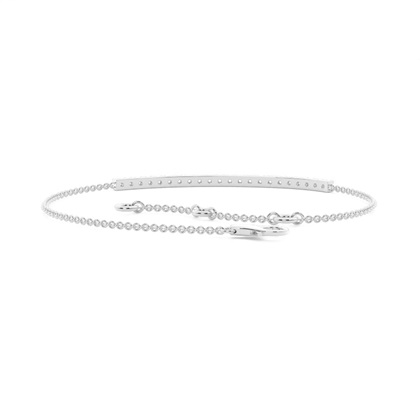Silver Diamond Bracelets