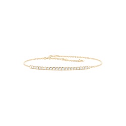 Pave Setting Round Diamond Delicate Bracelet