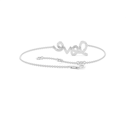 Prong Setting Round Diamond Delicate Bracelet