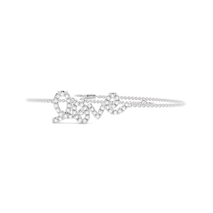 Prong Setting Round Diamond Delicate Bracelet