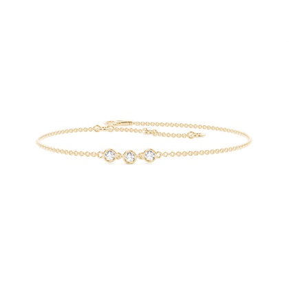 Yellow Gold Everyday Diamond Bracelets 