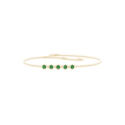 Full Bezel Setting Round Everyday Bracelet