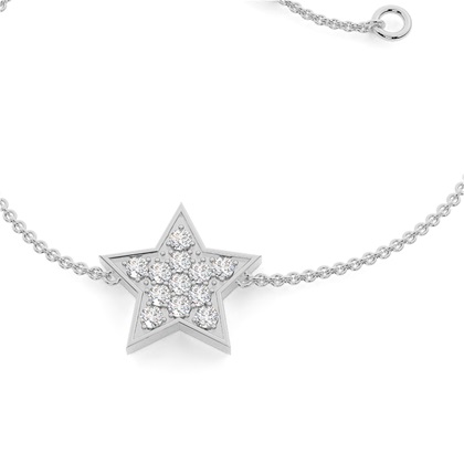 White Gold Chain Bracelets