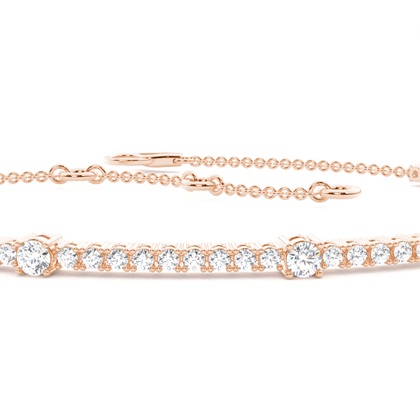 Rotgold Zierliche Armbänder