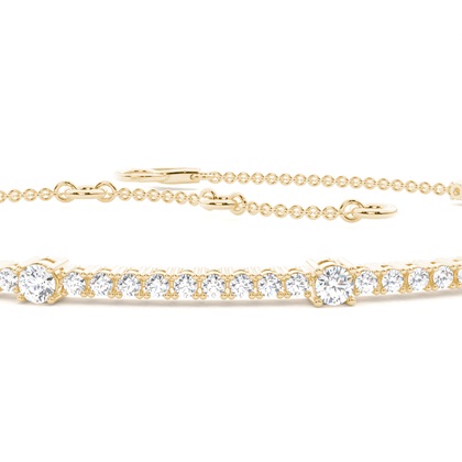 Gelbgold Zierliche Armbänder