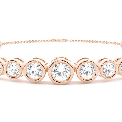 Rose Gold Evening Bracelets