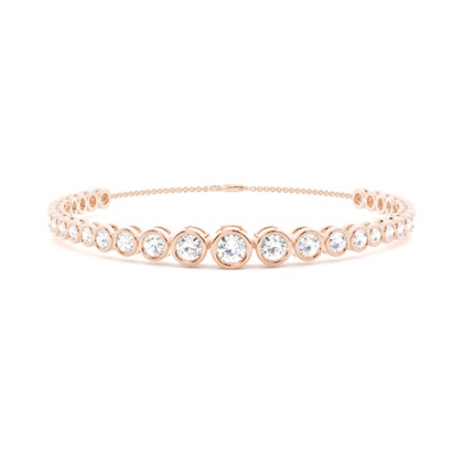 Rose Gold Evening Diamond Bracelets