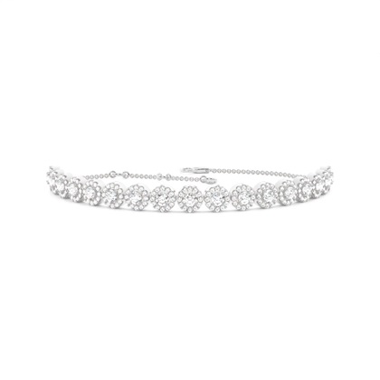 Platinum Evening Diamond Bracelets