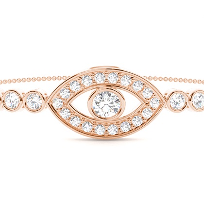 Rose Gold Evening Bracelets