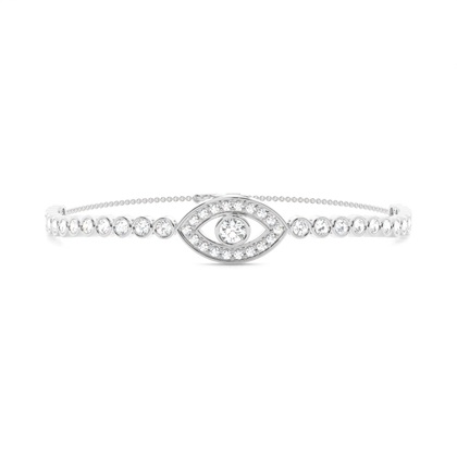 Platinum Evening Diamond Bracelets