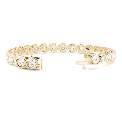 Yellow Gold Diamond Bracelets