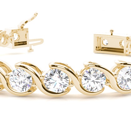 Brilliant Gelbgold Designer Armbänder