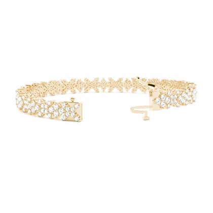 Yellow Gold Diamond Bracelets