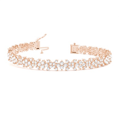 Rose Gold Diamond Tennis Bracelets