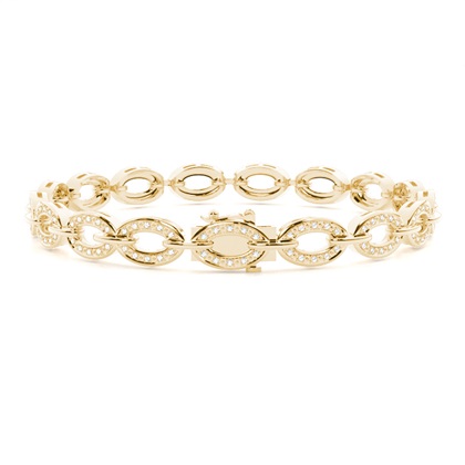 Yellow Gold Diamond Bracelets