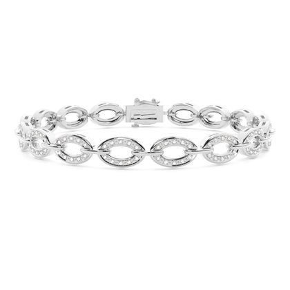 White Gold Diamond Bracelets